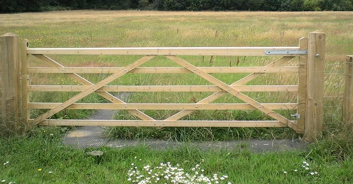 Somerfield treated softwood 5 bar gate